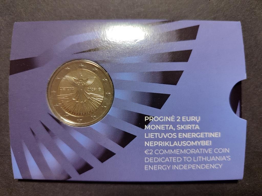 Litouwen 2 euro 2026 BU Energie Onafhankelijkheid - Coincard, Ophalen of Verzenden, Overige landen, 2 euro, Setje