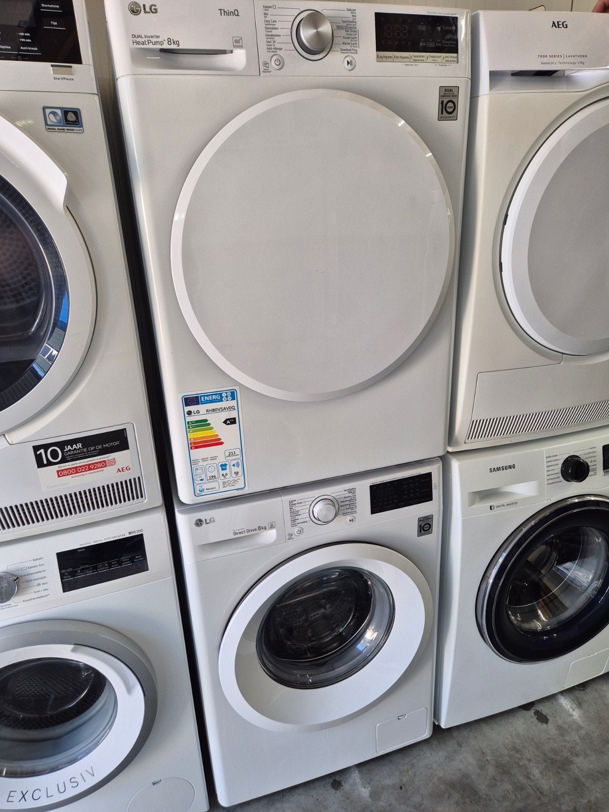 LG Wasmachine en Droger Set - 8kg - Bezorging Mogelijk, Ophalen
