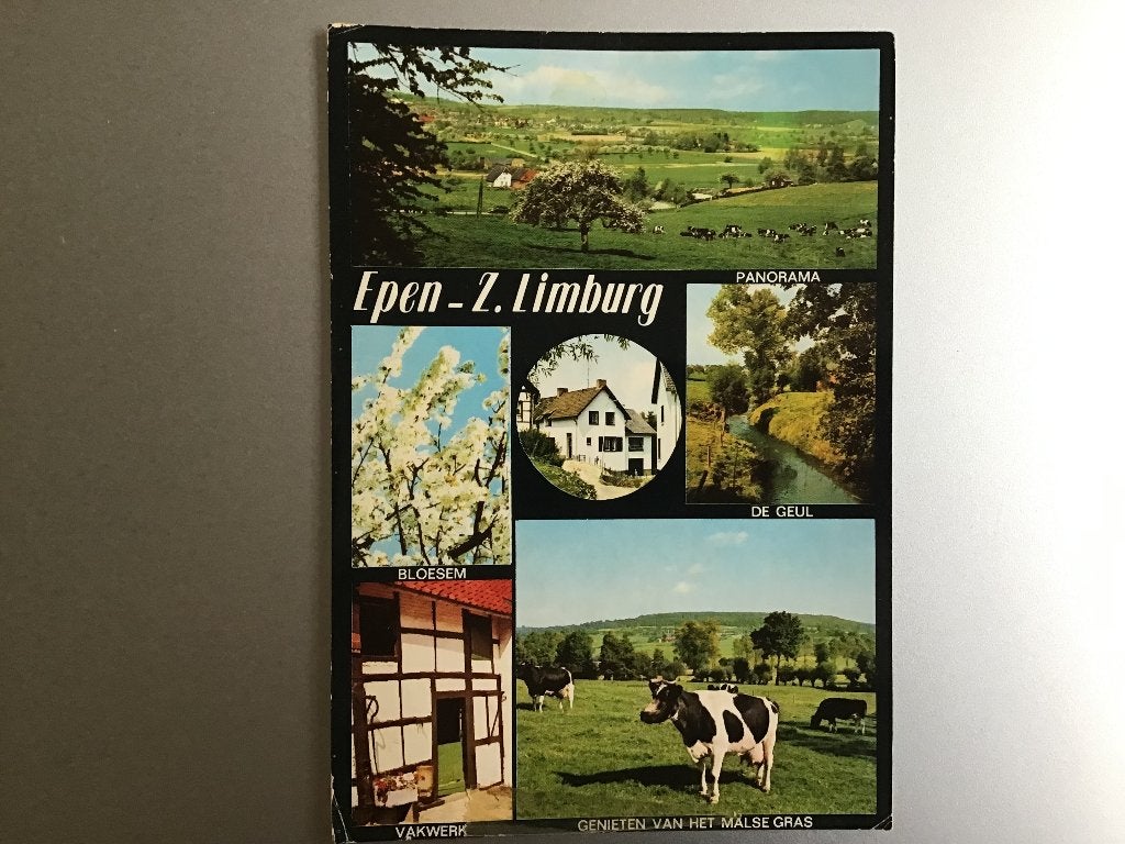 Oude ansichtkaart Epen - Zuid Limburg 6 luik 1985, Ophalen of Verzenden, 1980 tot heden, Gelopen, Limburg
