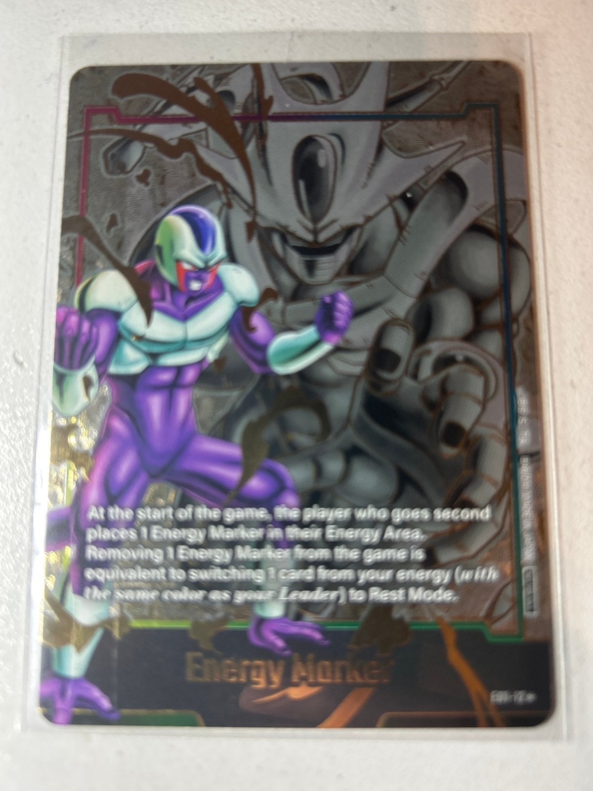 Dragon Ball Super Card Game Energy Marker Cooler Foil, Ophalen of Verzenden, Zo goed als nieuw, Losse kaart, Foil