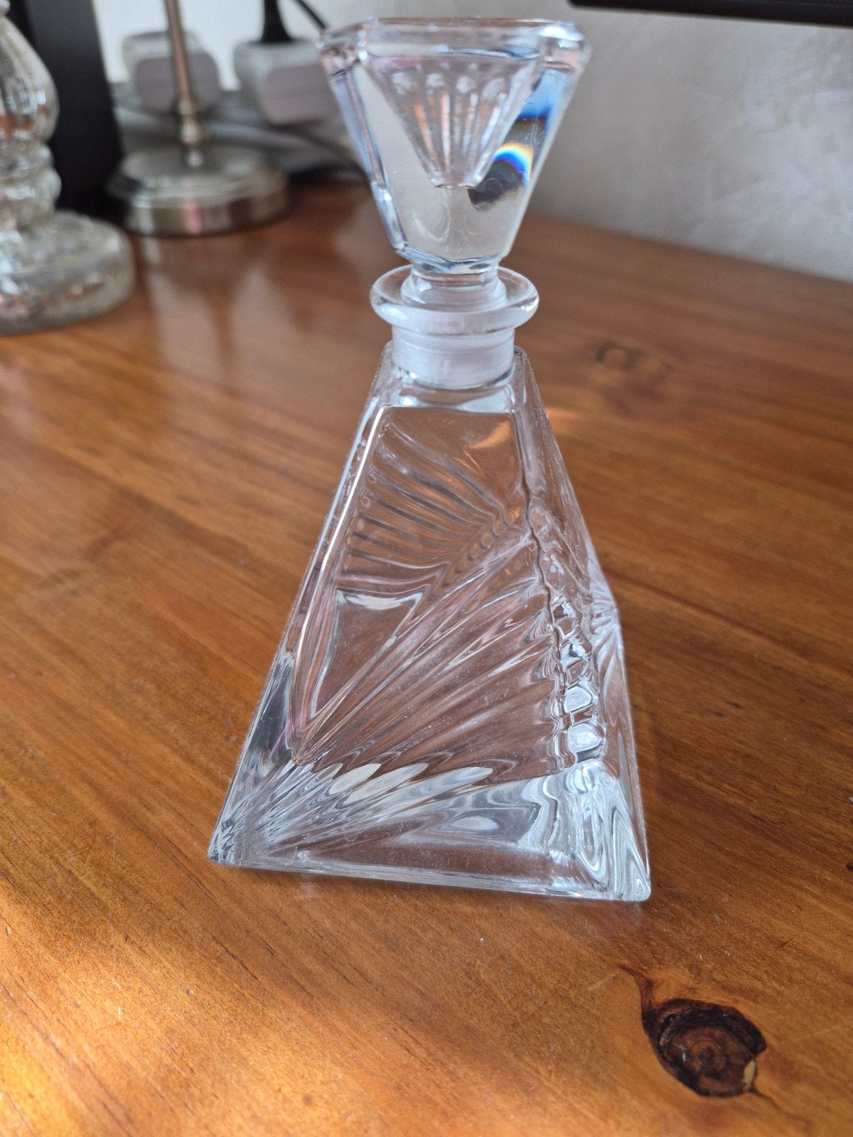 Vintage Kristallen Karaf met Stop - Elegant Design, Ophalen