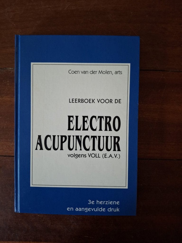 Electroacupunctuur volgens Voll. C.v.d.Molen, Ophalen of Verzenden