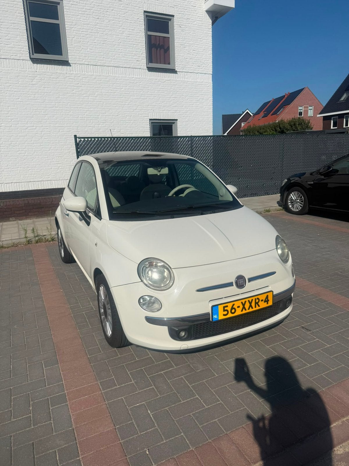 Fiat 500 0.9 85pk Twinair Turbo 2011 Wit, Auto's, Voorwielaandrijving, 31 €/maand, Handgeschakeld, Particulier