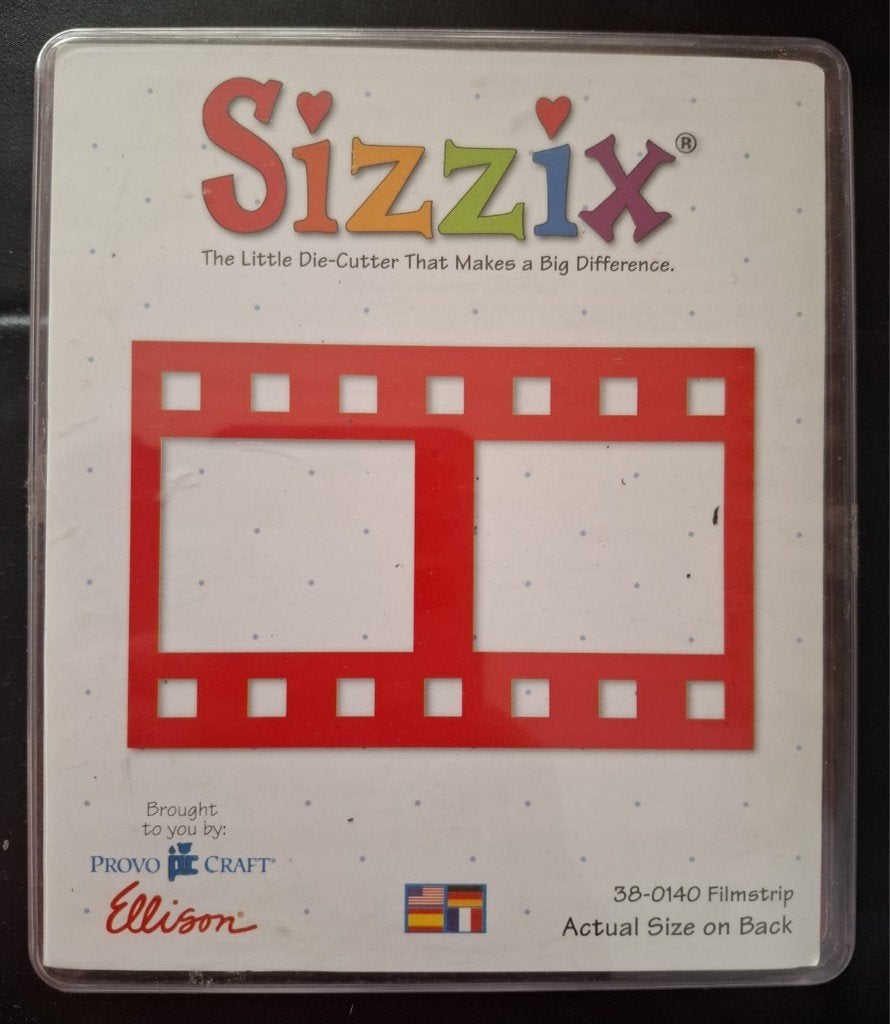 Sizzix snijmal Filmstrip, Ophalen of Verzenden, Zo goed als nieuw, Frame of Mal, Sizzix