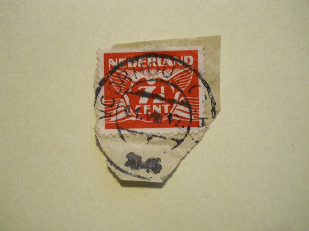 Nederland 1941 Vliegende duif Nvph.381 Rondstempel Voorhout, Postzegels en Munten, Ophalen of Verzenden, Na 1940, Gestempeld