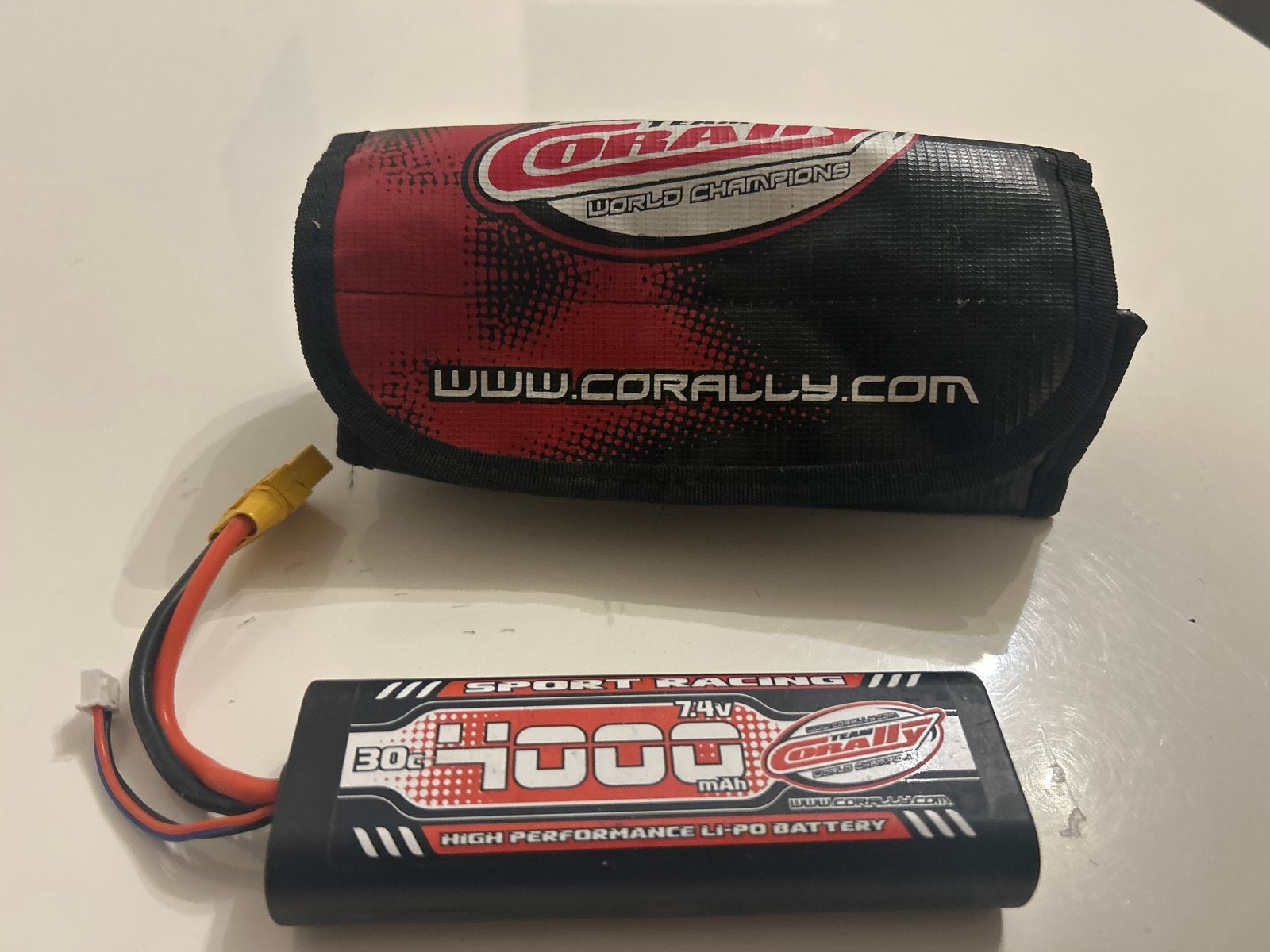 Corally Sport Racing 4000 mAh Li-Po Batterij, Elektro, Ophalen of Verzenden, Zo goed als nieuw, Onderdeel