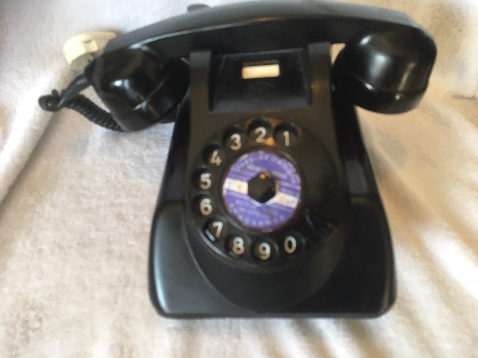 Ouderwetse  Nederlandse  PTT HEEMAF telefoon jaren 50, Telecommunicatie, Ophalen of Verzenden, Zo goed als nieuw