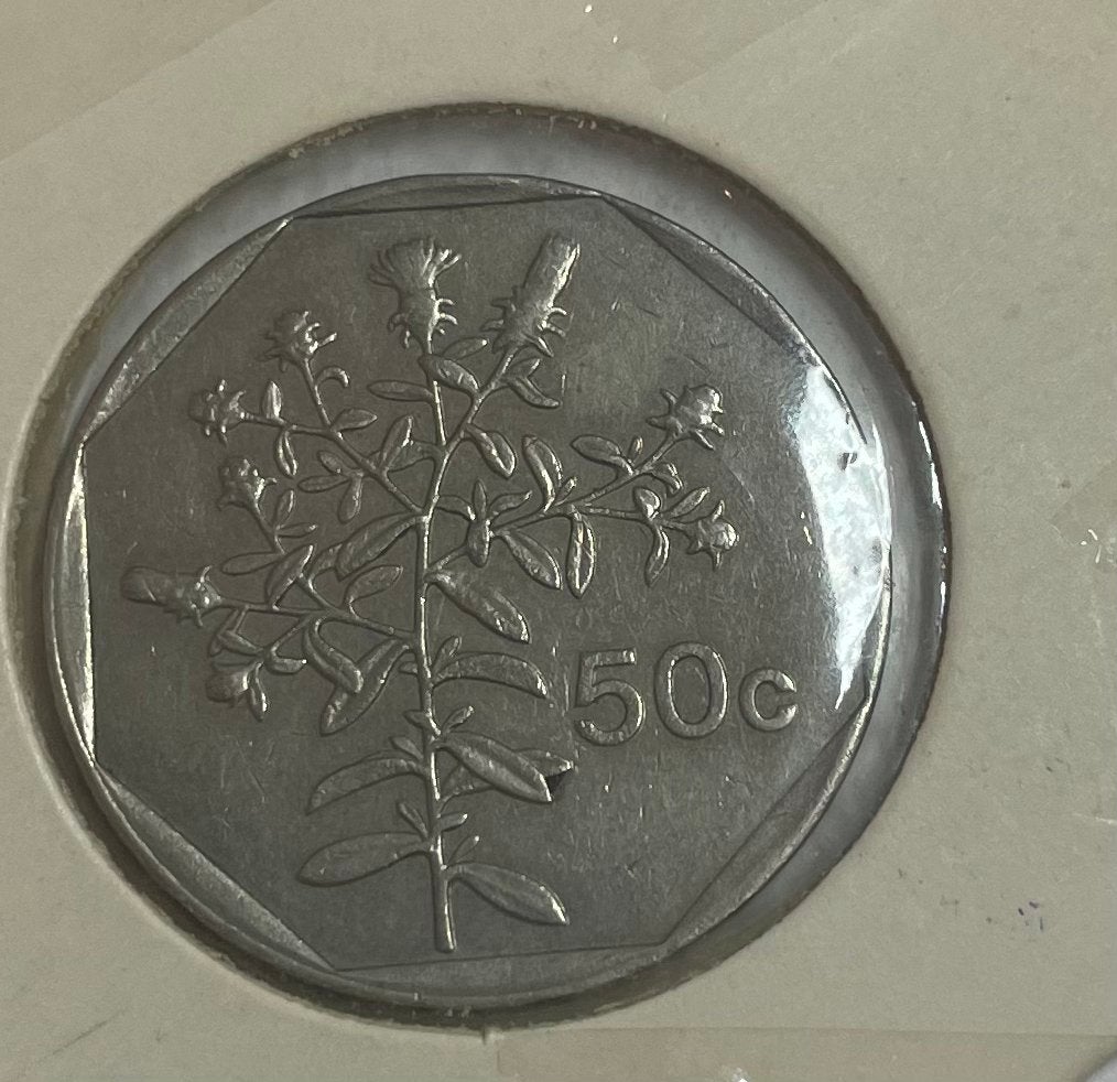 50 cent Malta 1991, Ophalen of Verzenden, Overige landen