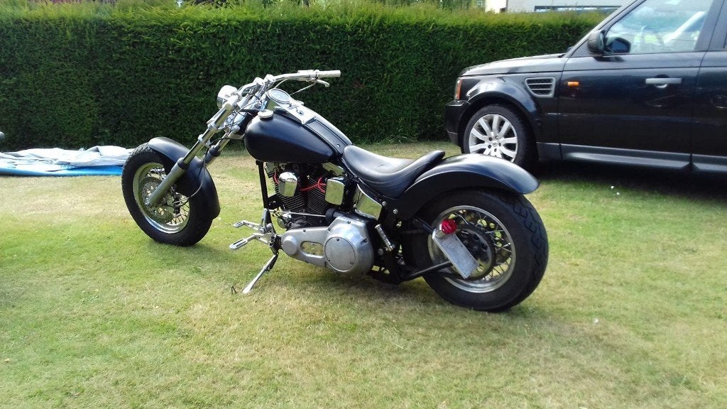 Harley Davidson FLSTF Fatboy Chopper, Motoren, 2 cilinders, Occasion, 1340 cc, Particulier
