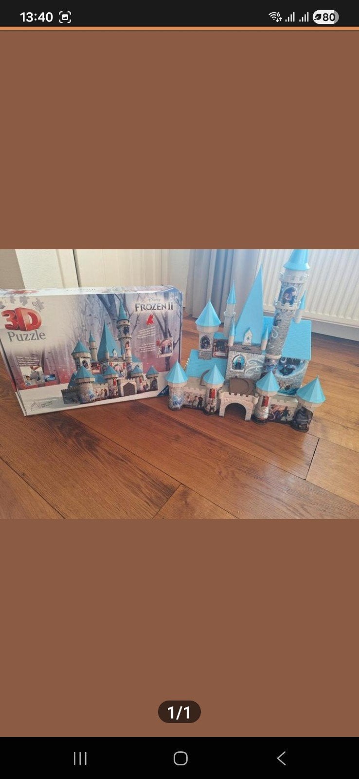 Disney Frozen II 3D Kasteel Puzzel - Ravensburger, Ophalen of Verzenden, Meer dan 50 stukjes, Zo goed als nieuw, 6 jaar of ouder
