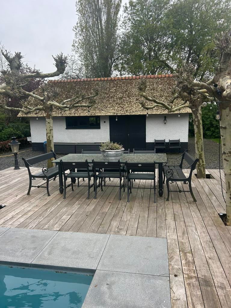 Gardelux tuinset met aanvulling type Zeus, Tuin en Terras, Overkappingen, Ophalen, Gebruikt, Overige typen