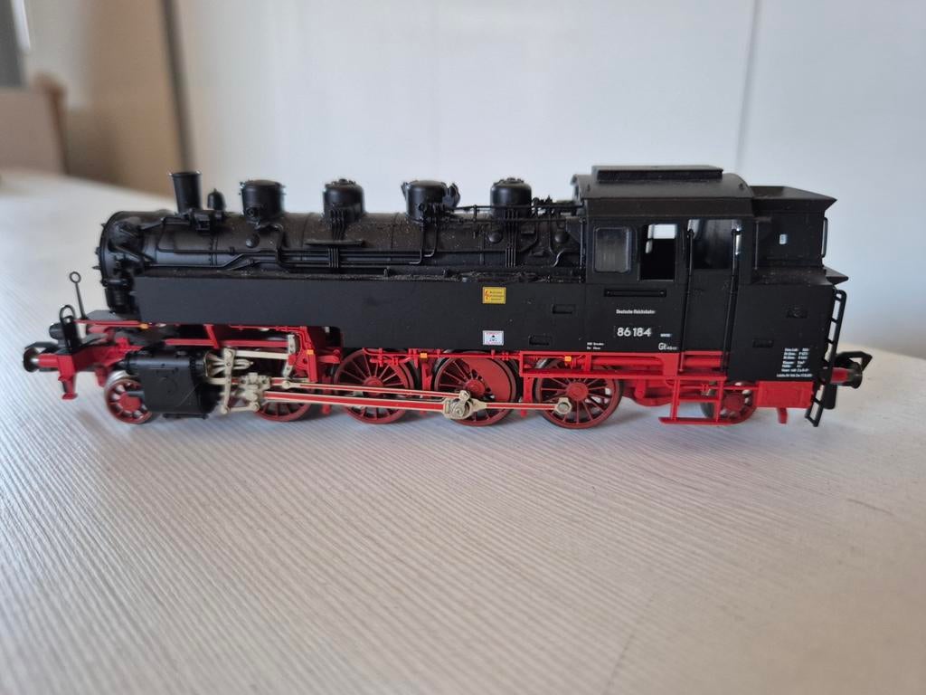 Nette Fleischmann H0 BR86 stoomloc 4087 K, Hobby en Vrije tijd, Gebruikt, Fleischmann, Ophalen of Verzenden, Gelijkstroom