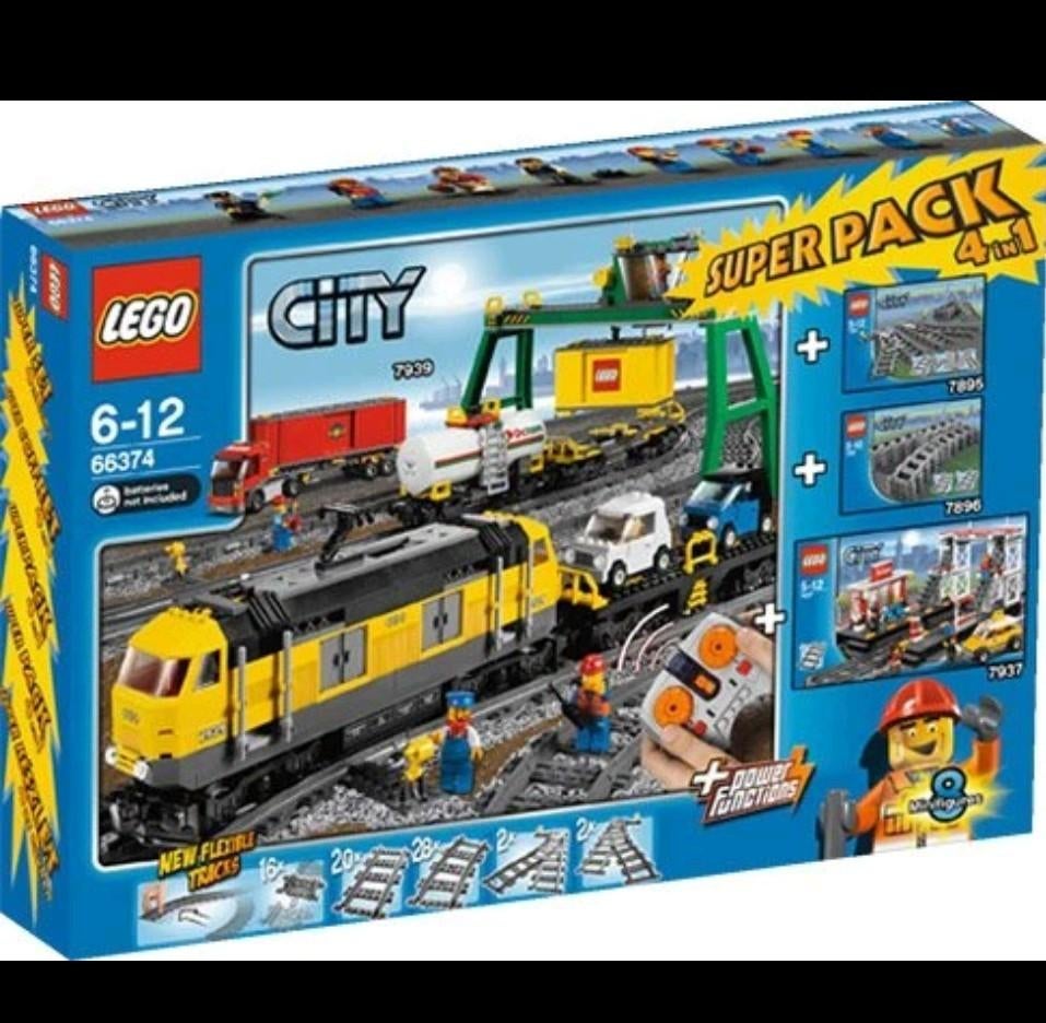 Lego City Treinstation, wissels en flexibele rails, Ophalen of Verzenden, Zo goed als nieuw