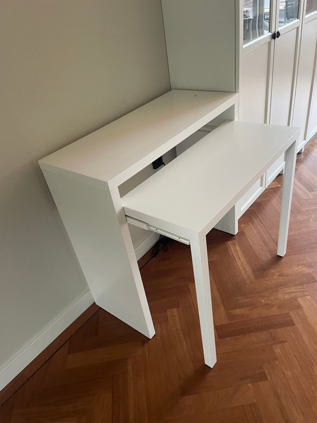 Uitrekbaar bureau, Huis en Inrichting, Bureaus, 72 cm, 90 cm, Spaanplaat of MDF, Zo goed als nieuw