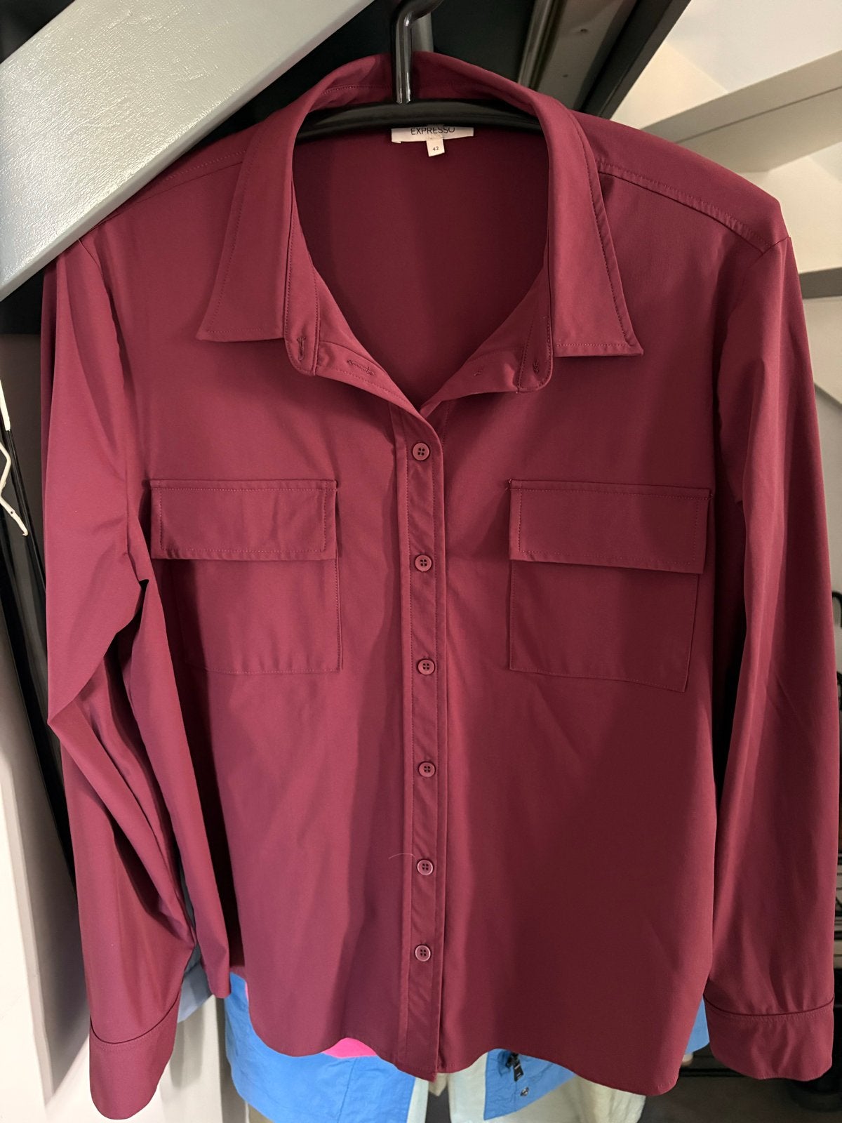 Expresso Blouse Maat 42 - Bordeauxrood, Ophalen of Verzenden, Zo goed als nieuw, Maat 42/44 (L), Rood