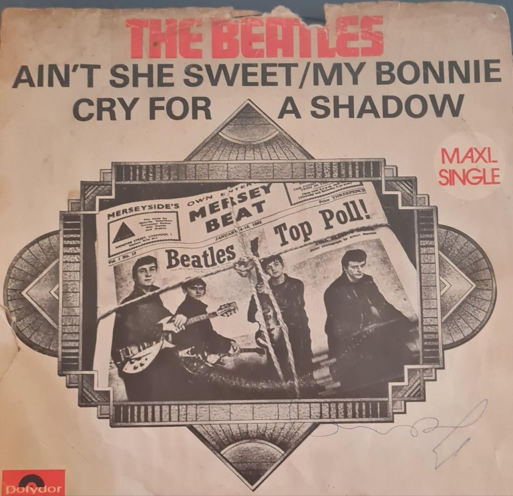 THE BEATLES  - AIN'T SHE SWEET (HOES BESCHADIGD), Ophalen of Verzenden, Gebruikt