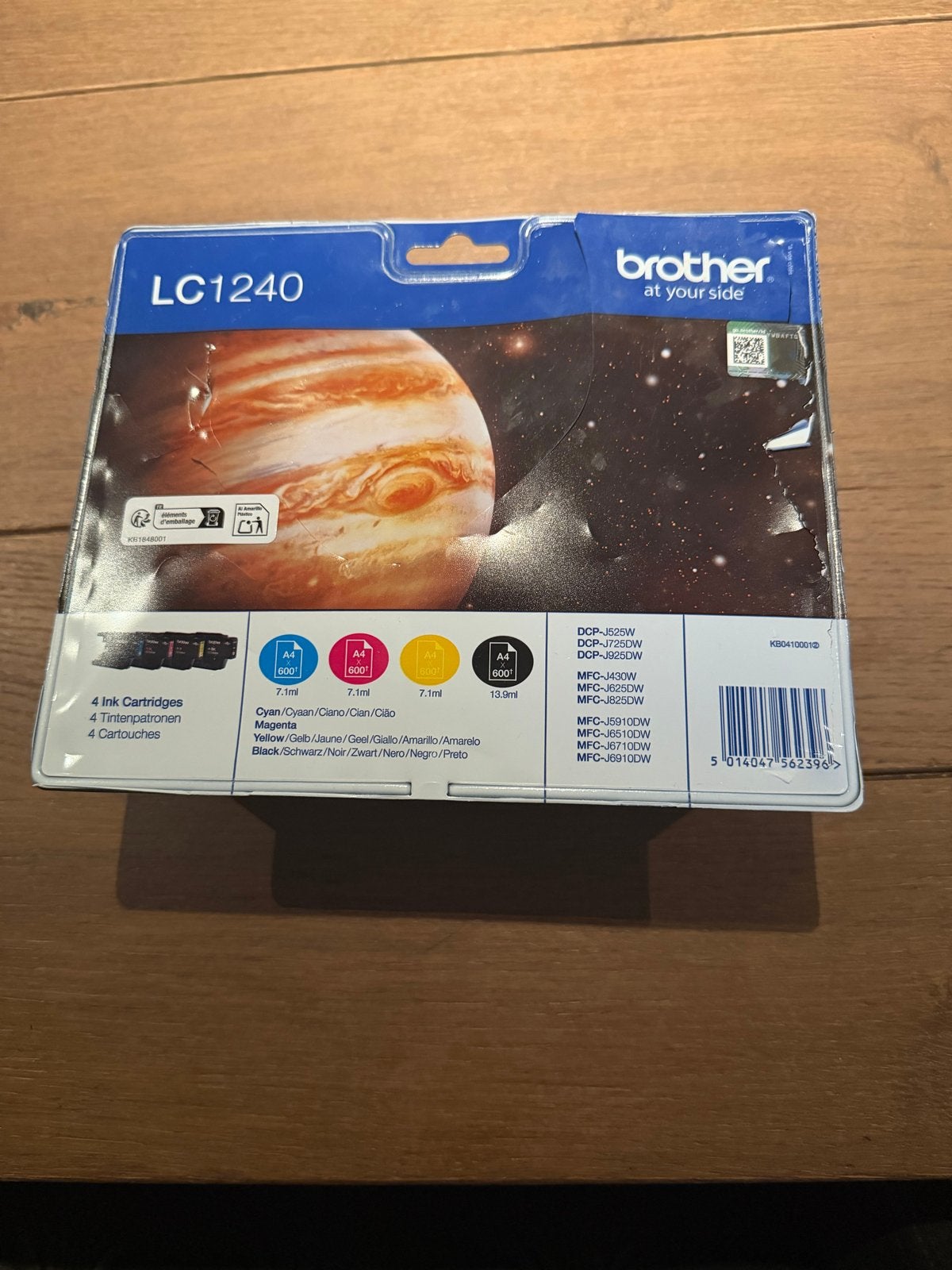 Brother LC1240 Inkt Cartridges (Nieuw, doos geopend), Info@brother.nl, Cartridge, Brother, Ophalen of Verzenden