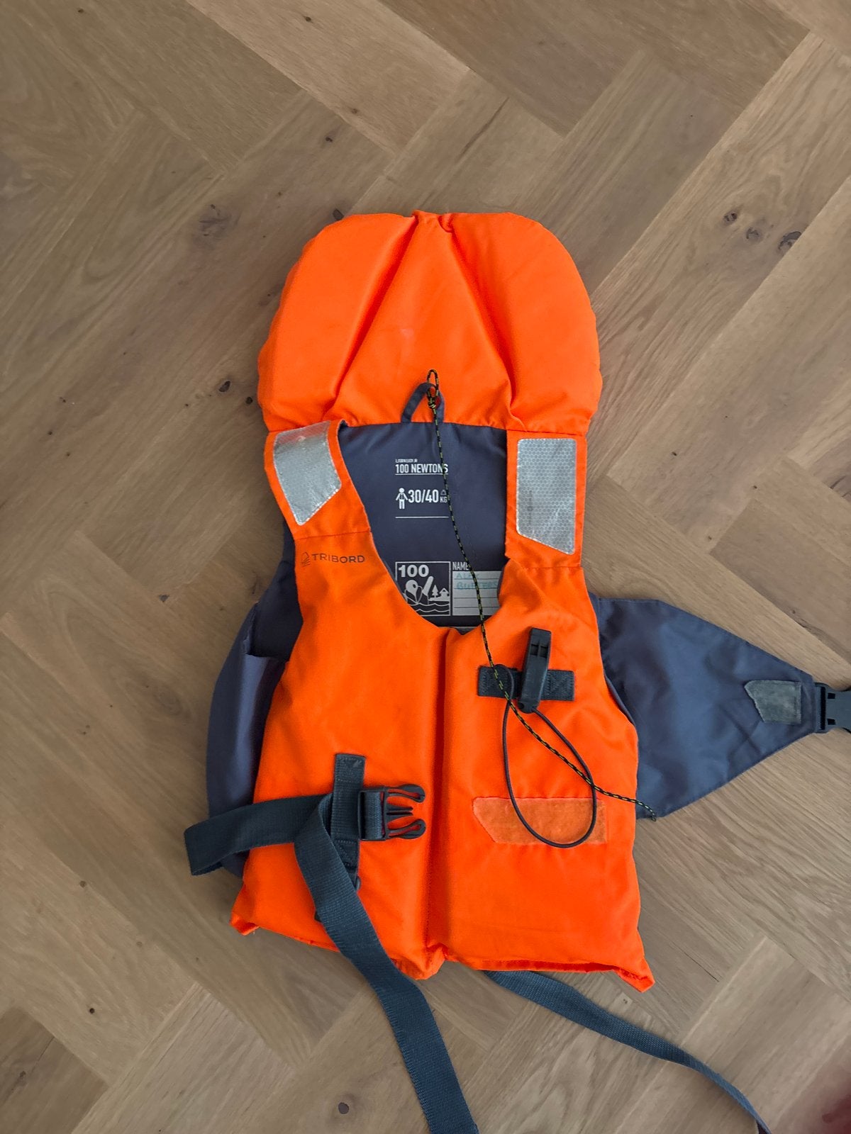 Tribord reddingsvest 100N voor 30-40 kg, Ophalen of Verzenden, Gebruikt