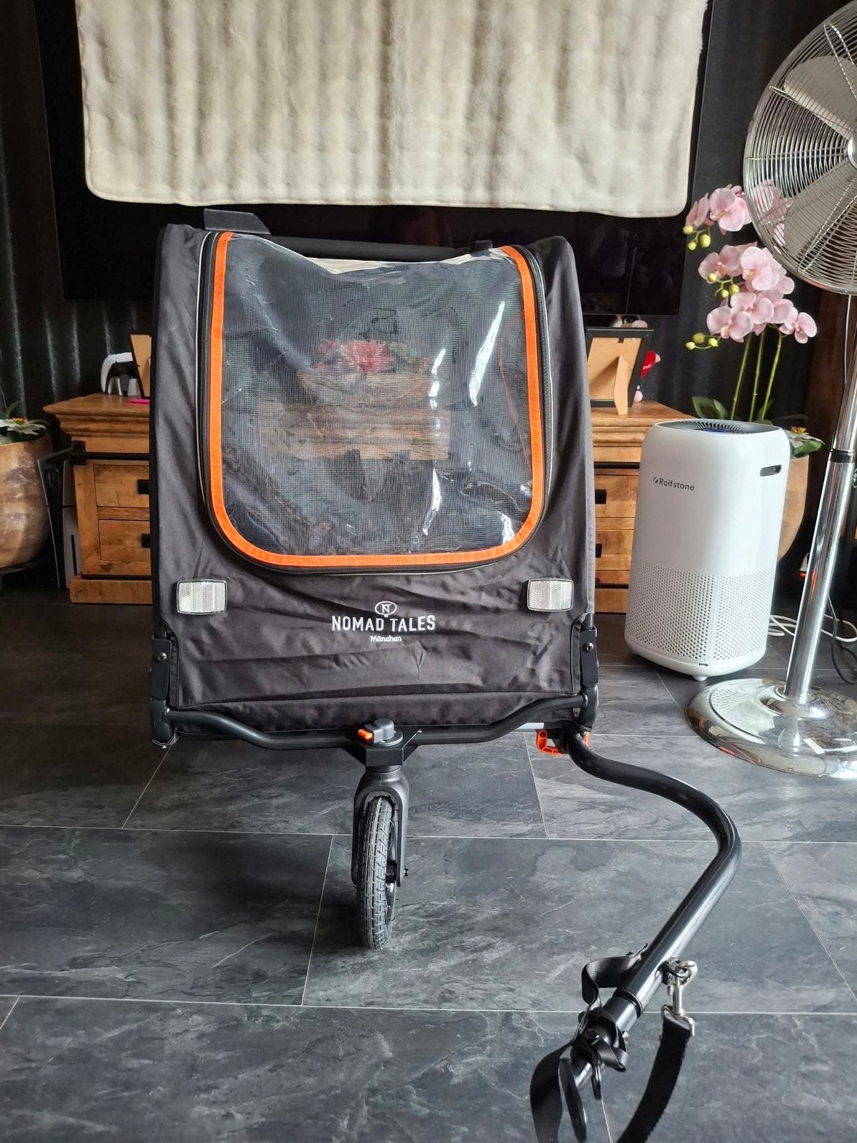 fietskar Nomad tales, Dieren en Toebehoren, Ophalen of Verzenden, Nieuw, Hondenfietskar