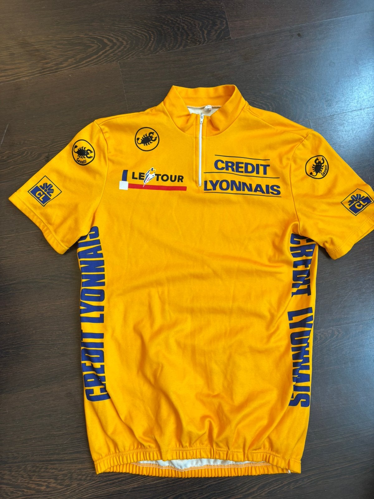 Originele vintage Tour de France gele trui Castelli 4, Ophalen of Verzenden, Zo goed als nieuw, Bovenkleding