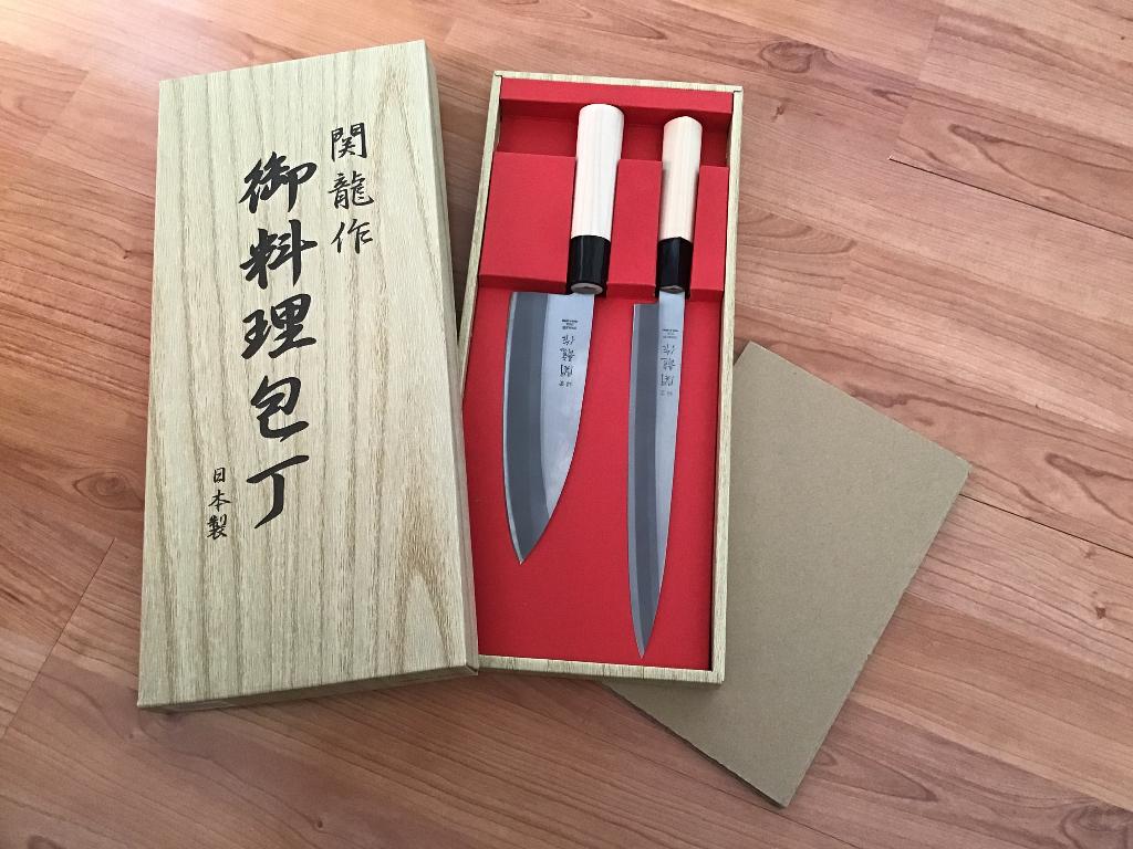 Seki Ryu - tweedelig Japanse messenset, Overige typen, Verzenden, Zo goed als nieuw, Metaal