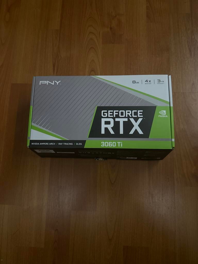 PNY GeForce RTX 3060 Ti 8GB GDDR6 Videokaart gebruikt, Computers en Software, Ophalen, HDMI, GDDR6, PCI-Express 4