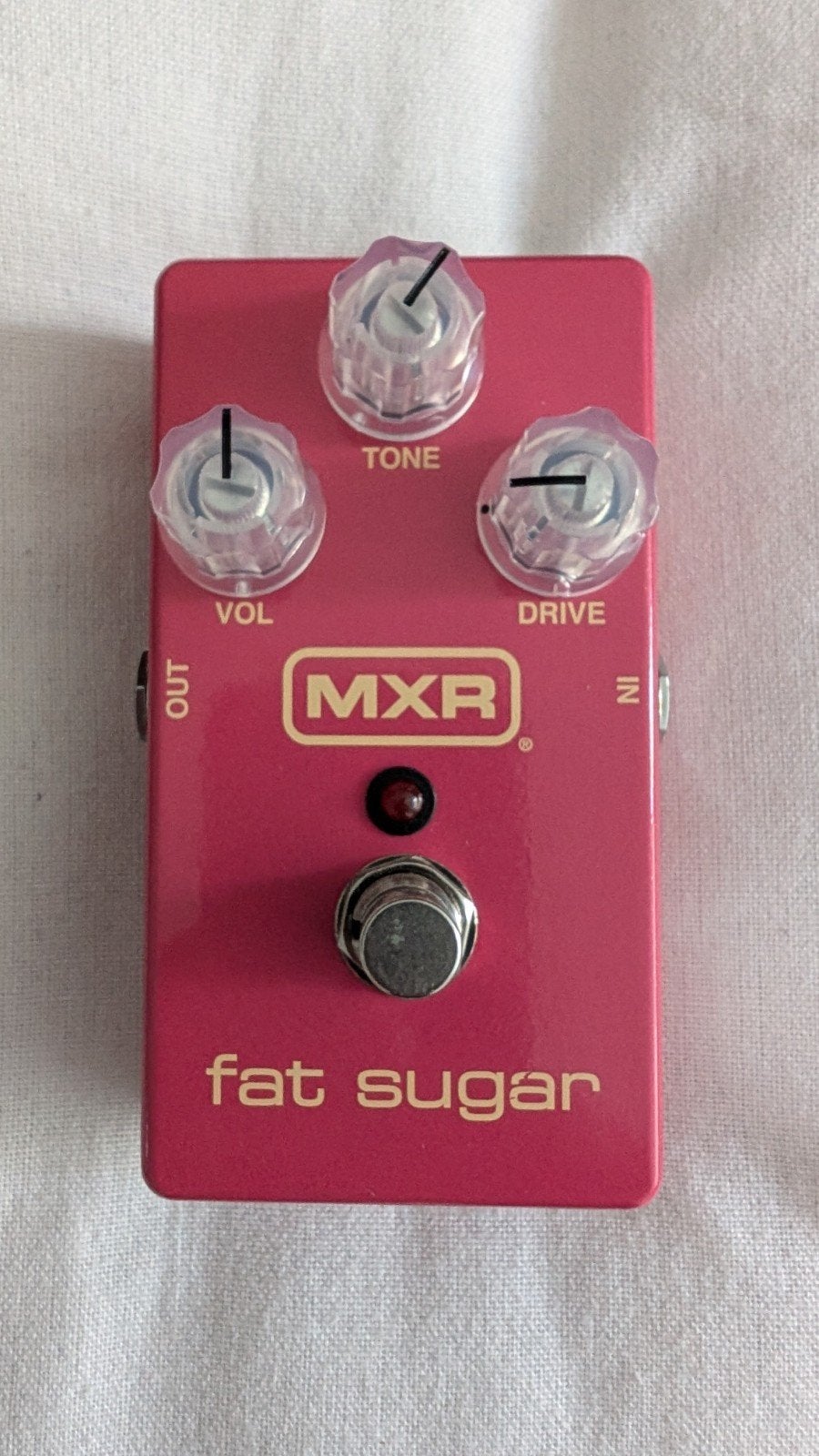MXR Fat Sugar Overdrive/Fuzz Pedaal, Muziek en Instrumenten, Ophalen of Verzenden, Gebruikt, Distortion, Overdrive of Fuzz