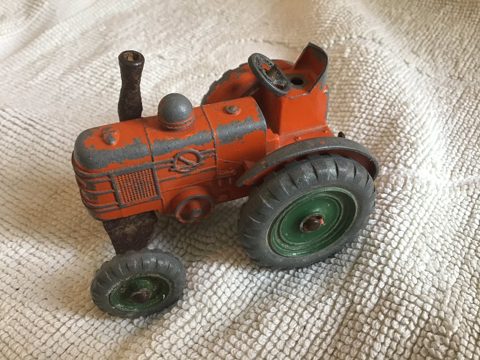 Oud Dinky Toys trekkertje, Ophalen of Verzenden, Gebruikt, Tractor of Landbouw, Dinky Toys