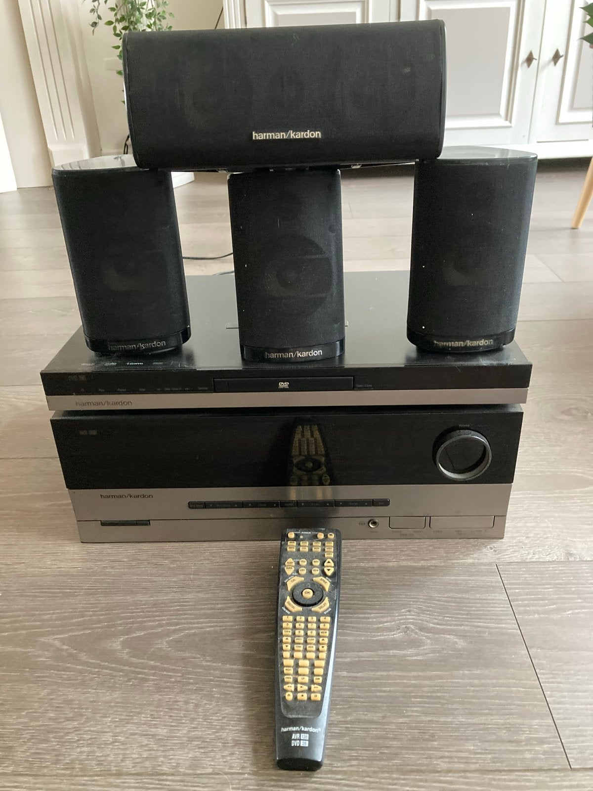 Harman Kardon Home Cinema Set met DVD-speler en 5.1 geluid, Gebruikt, 70 watt of meer, 5.1-systeem, Dvd-speler