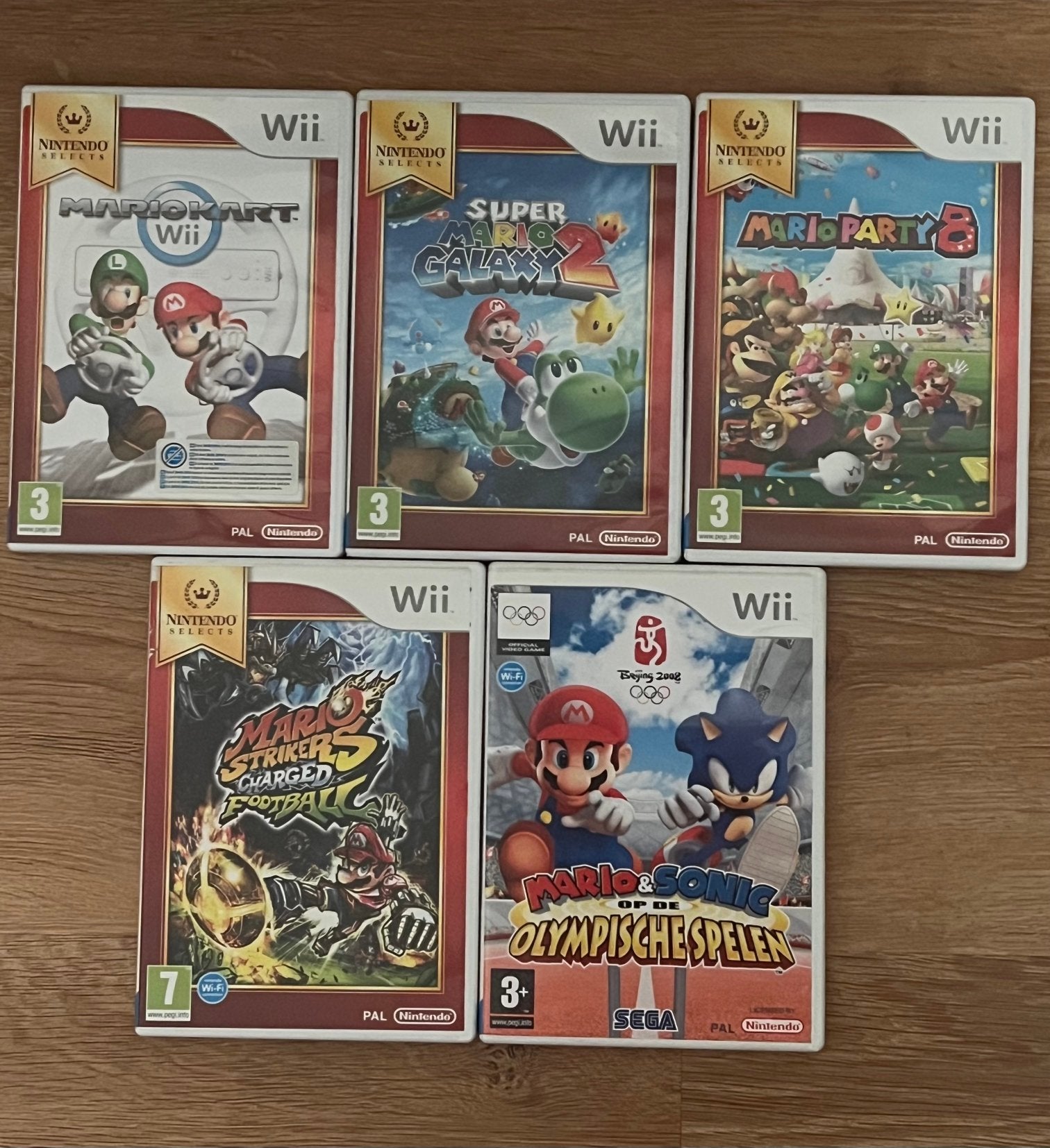 Wii Mario spellen, Avontuur en Actie, Verzenden, Zo goed als nieuw, 3 spelers of meer
