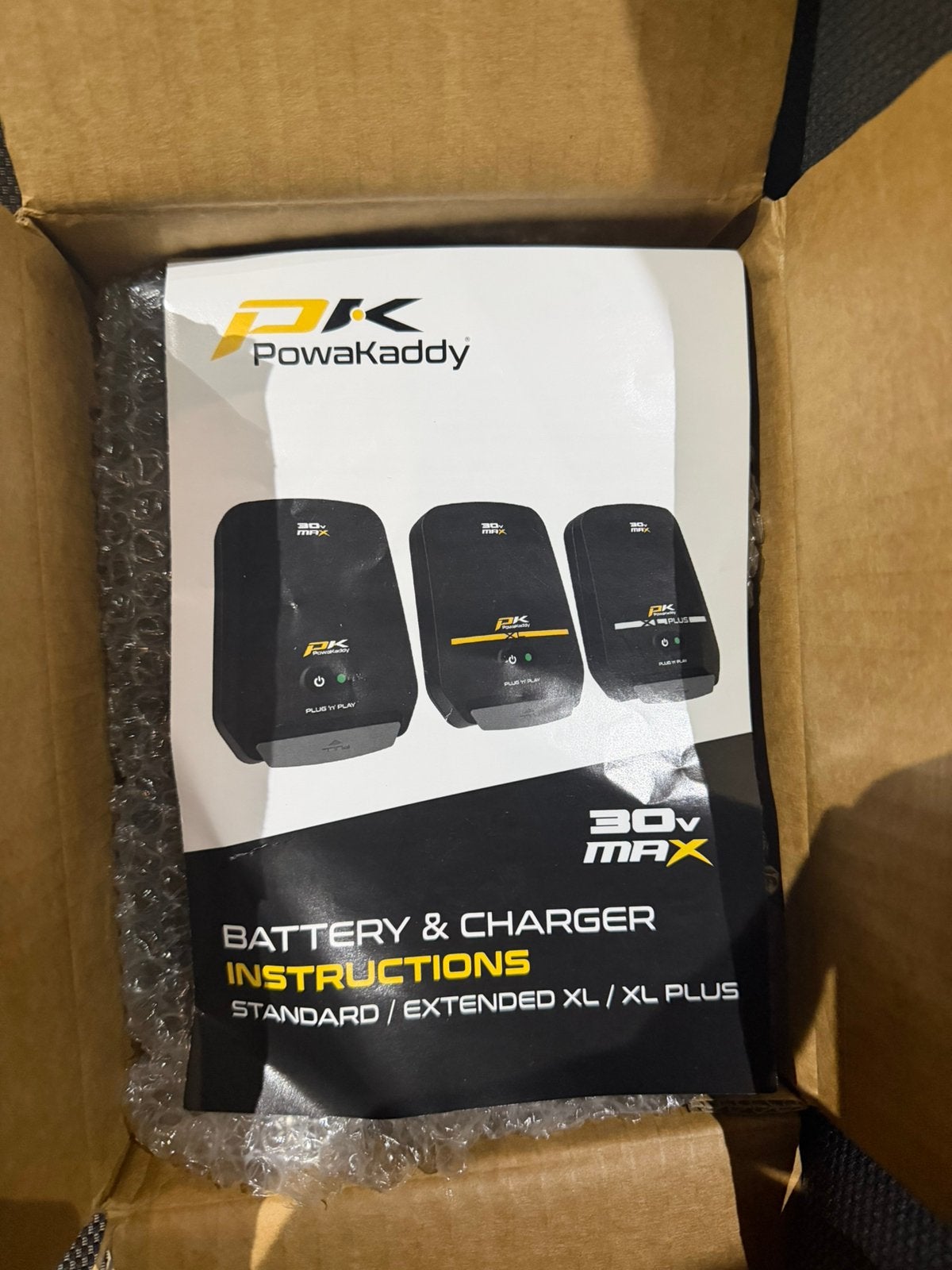 POWAKADDY PLUG 'N' PLAY LITHIUM ACCU- 36 HOLES, Sport en Fitness, Ophalen of Verzenden, Nieuw, Overige typen