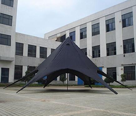 Professionele Stertent Starshade 10x10m Kleur Zwart 300D, Tuin en Terras, Ophalen of Verzenden, Nieuw, 8 meter of meer, Stertent