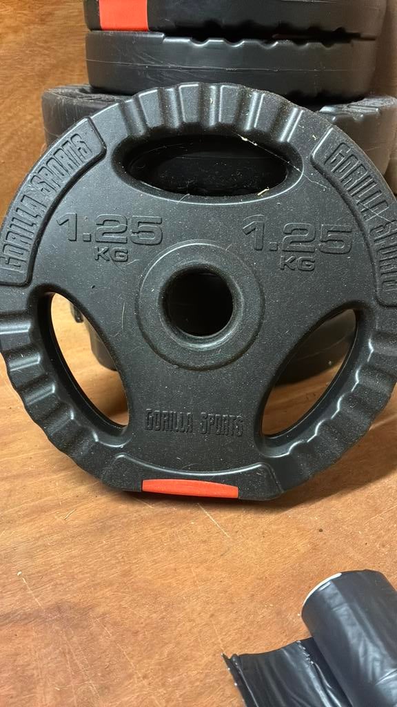 gorilla sport halterschijven, Sport en Fitness, Ophalen of Verzenden, Zo goed als nieuw