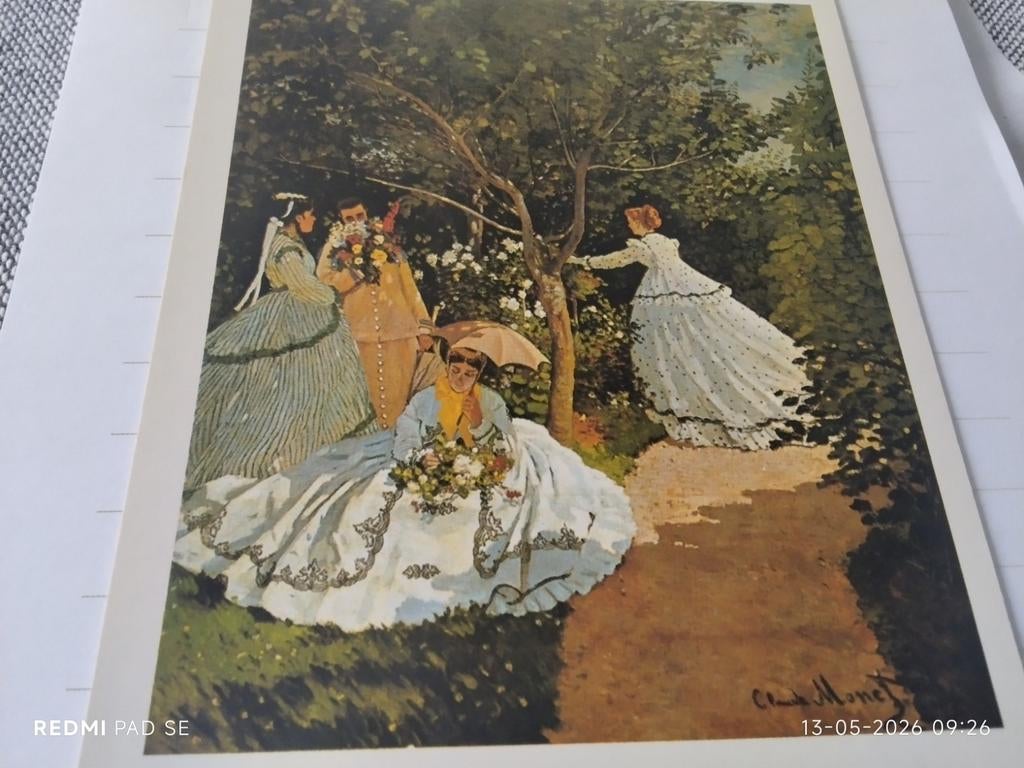 CLAUDE MONET ANSICHTKAART.ZIE GEDETAILLEERDE FOTO'S., Ophalen of Verzenden
