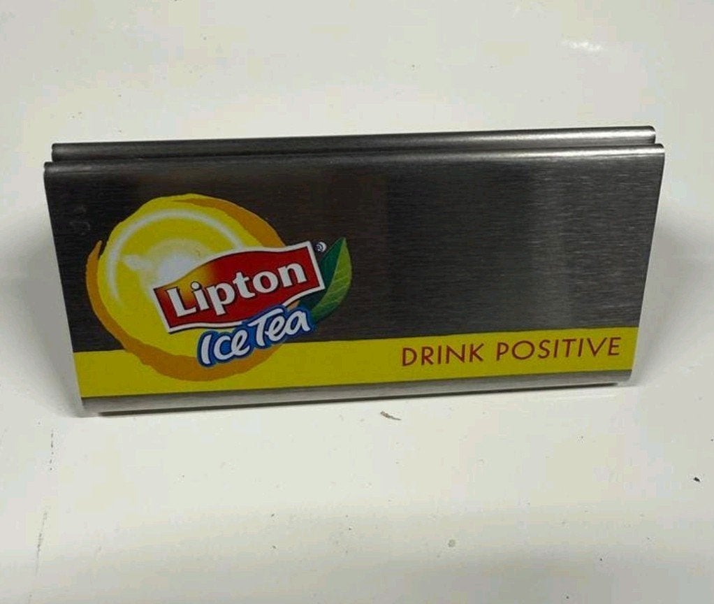 10x Lipton Ice Tea RVS tafelstandaards NIEUW, Ophalen of Verzenden, Nieuw