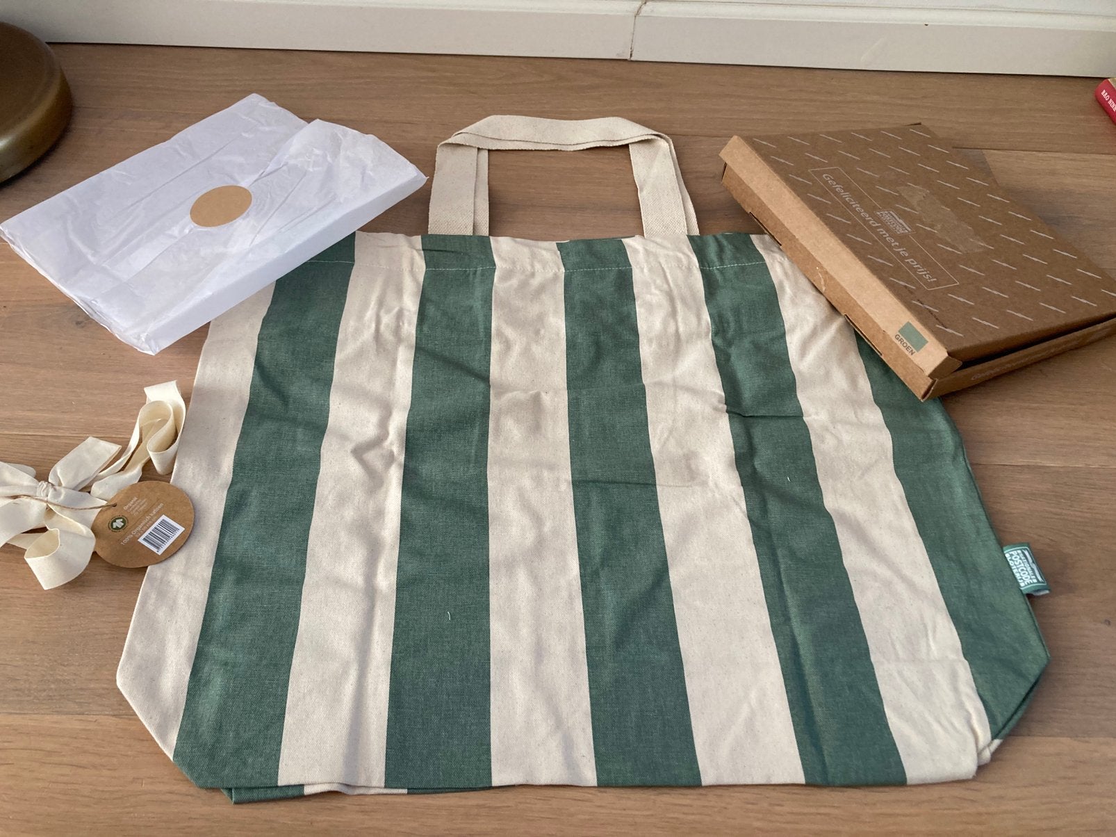 Strandtas ongebruikt Postcodeloterij Groen, Ophalen of Verzenden, Nieuw, Schoudertasje