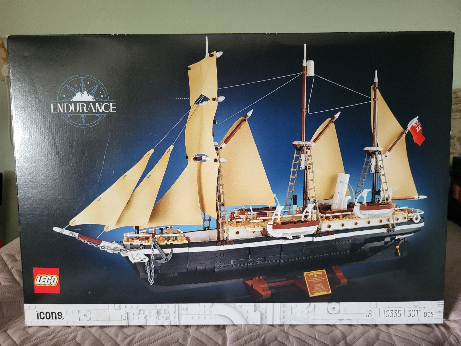 LEGO Icons 10335 Endurance Schip is af gebouwd., Ophalen, Zo goed als nieuw
