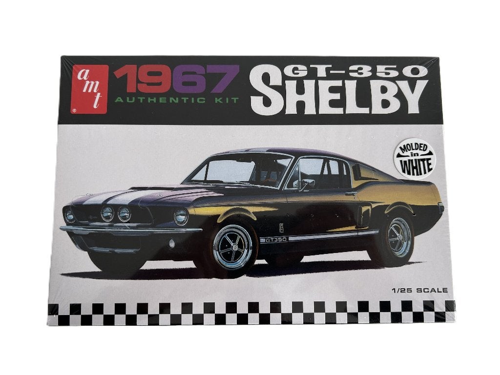 AMT 1967 Shelby GT350 - White 1/25 AMT-0800 nieuw, Overige merken, Auto, Groter dan 1:32, Nieuw