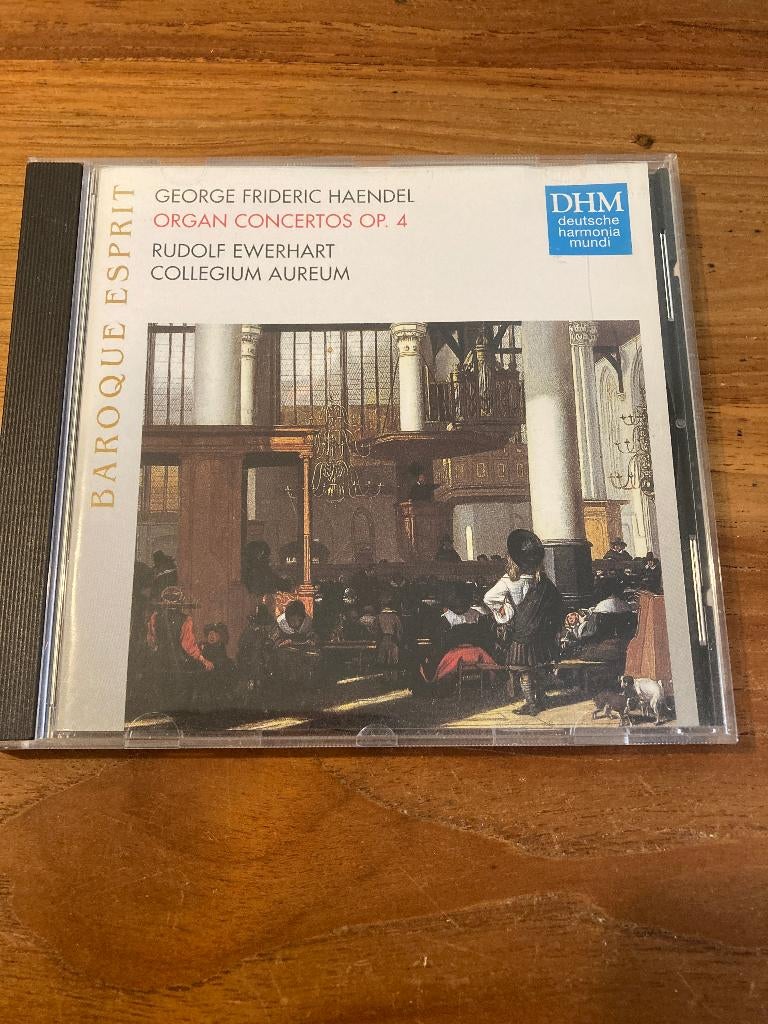 George Frideric Handel - Organ concertos Op. 4 (DHM / Rudolf, Verzenden, Classicisme, Zo goed als nieuw, Overige typen