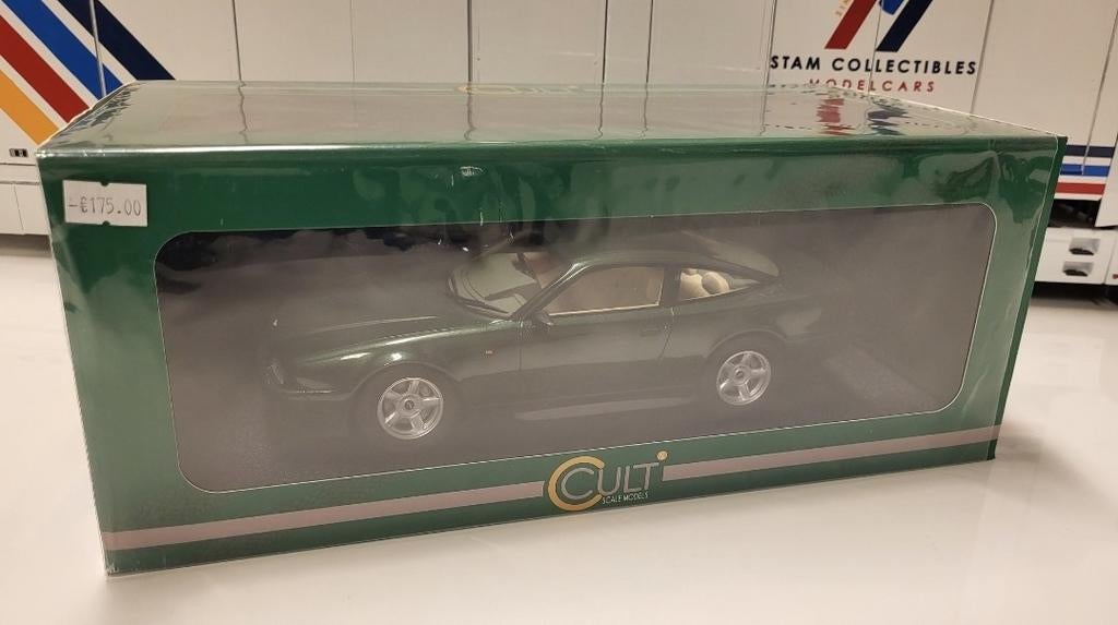 Cult Scale Models Aston Martin Vitage Green - 1988, Overige merken, Auto, Ophalen of Verzenden, Zo goed als nieuw