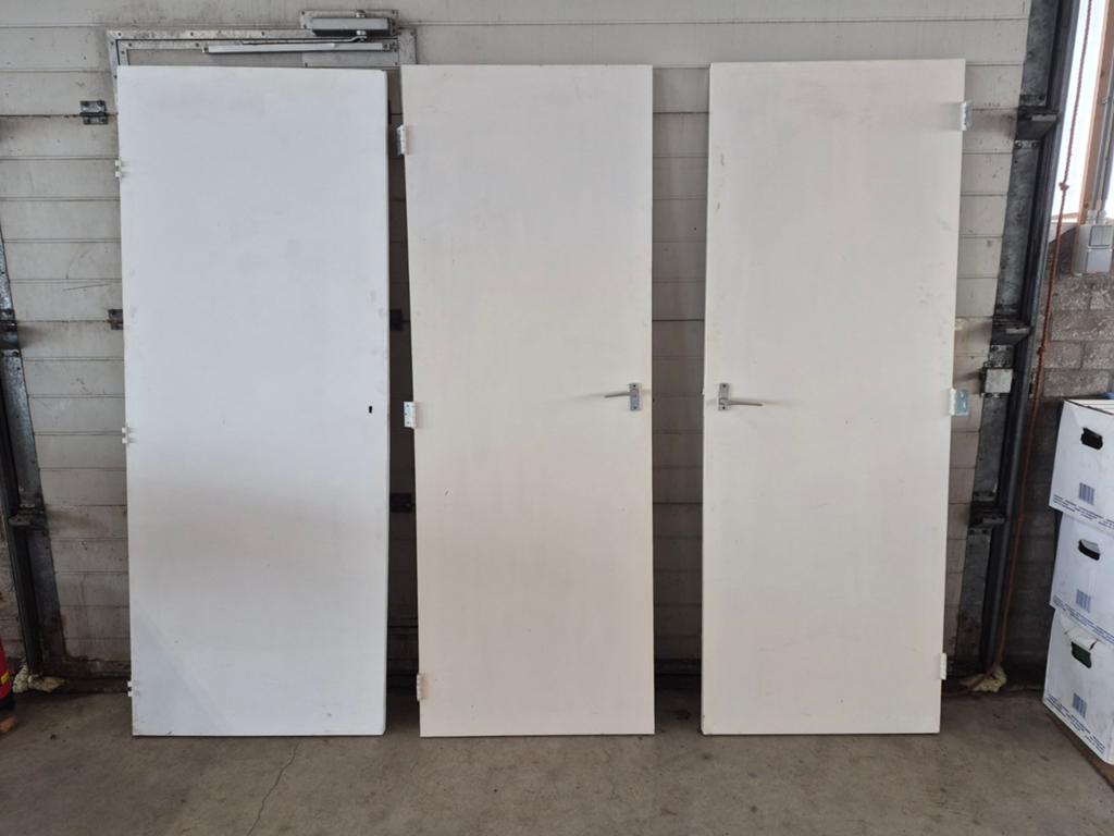 3x Opdekdeur - Diverse maten, Doe-het-zelf en Verbouw, Deuren en Horren, Ophalen, Gebruikt, Minder dan 80 cm, Binnendeur