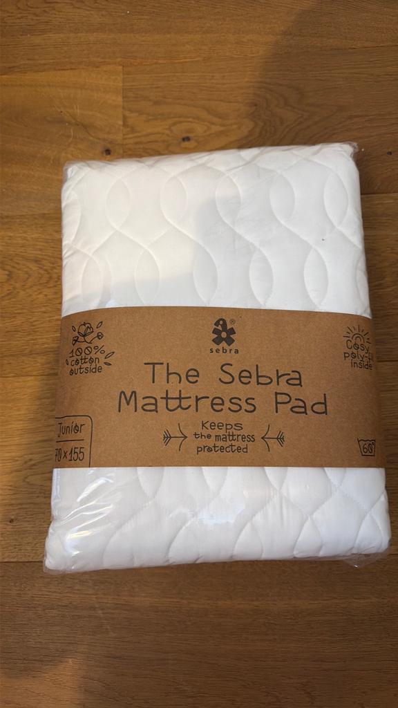 Sebra molton junior 70 x 155 nieuw, Ophalen of Verzenden, Nieuw, Wit, Jongetje of Meisje