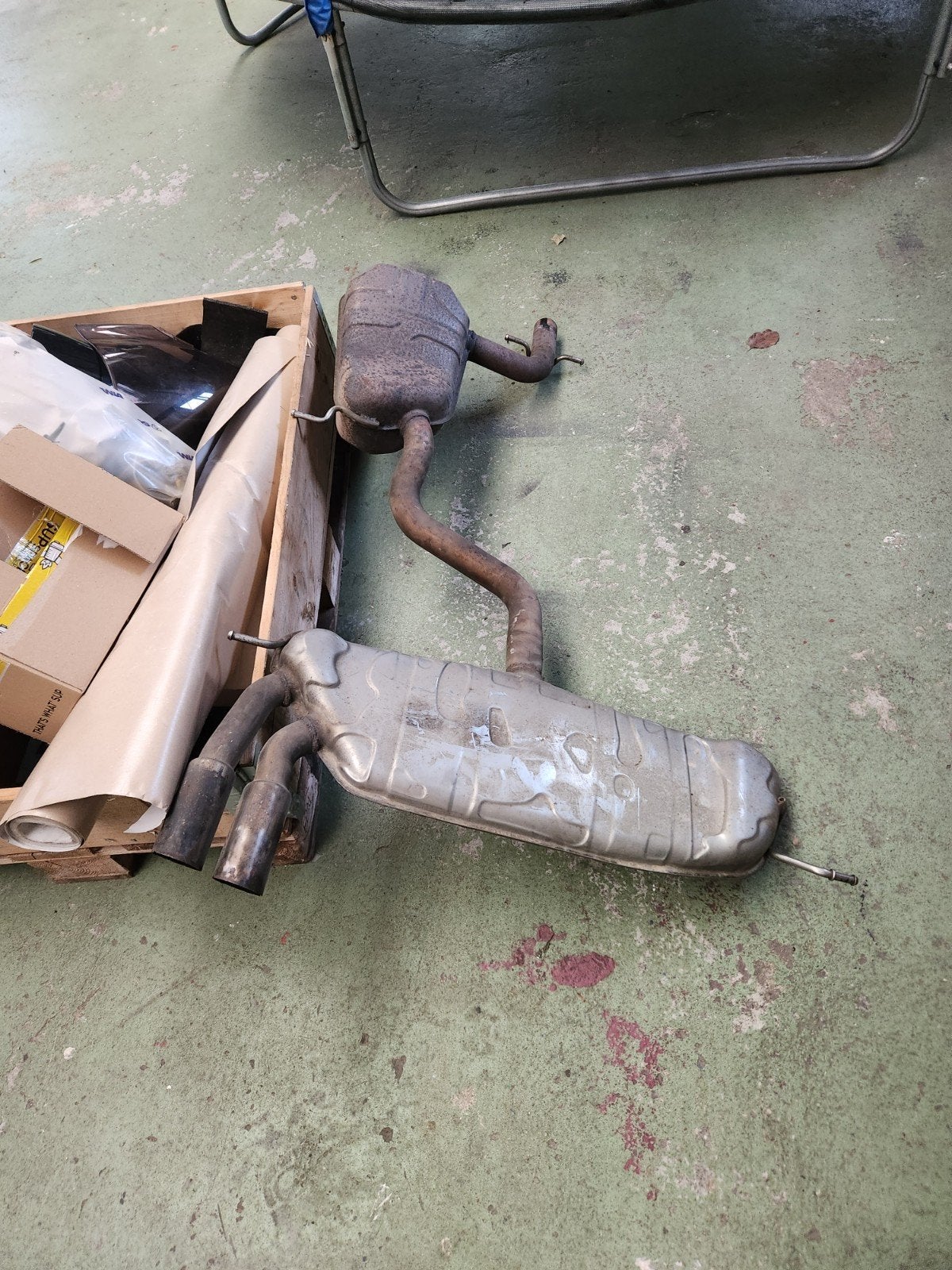 Originele uitlaat Audi A3 2008, Ophalen of Verzenden, Gebruikt, Audi