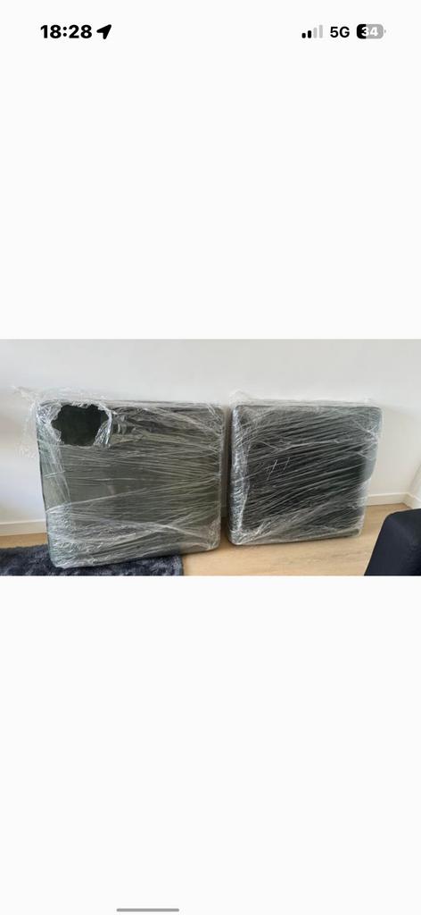 ZGAN! palletkussen / vloerkussen/ kussenvulling Groen velvet, Huis en Inrichting, Ophalen, Zo goed als nieuw, Groen, Vierkant