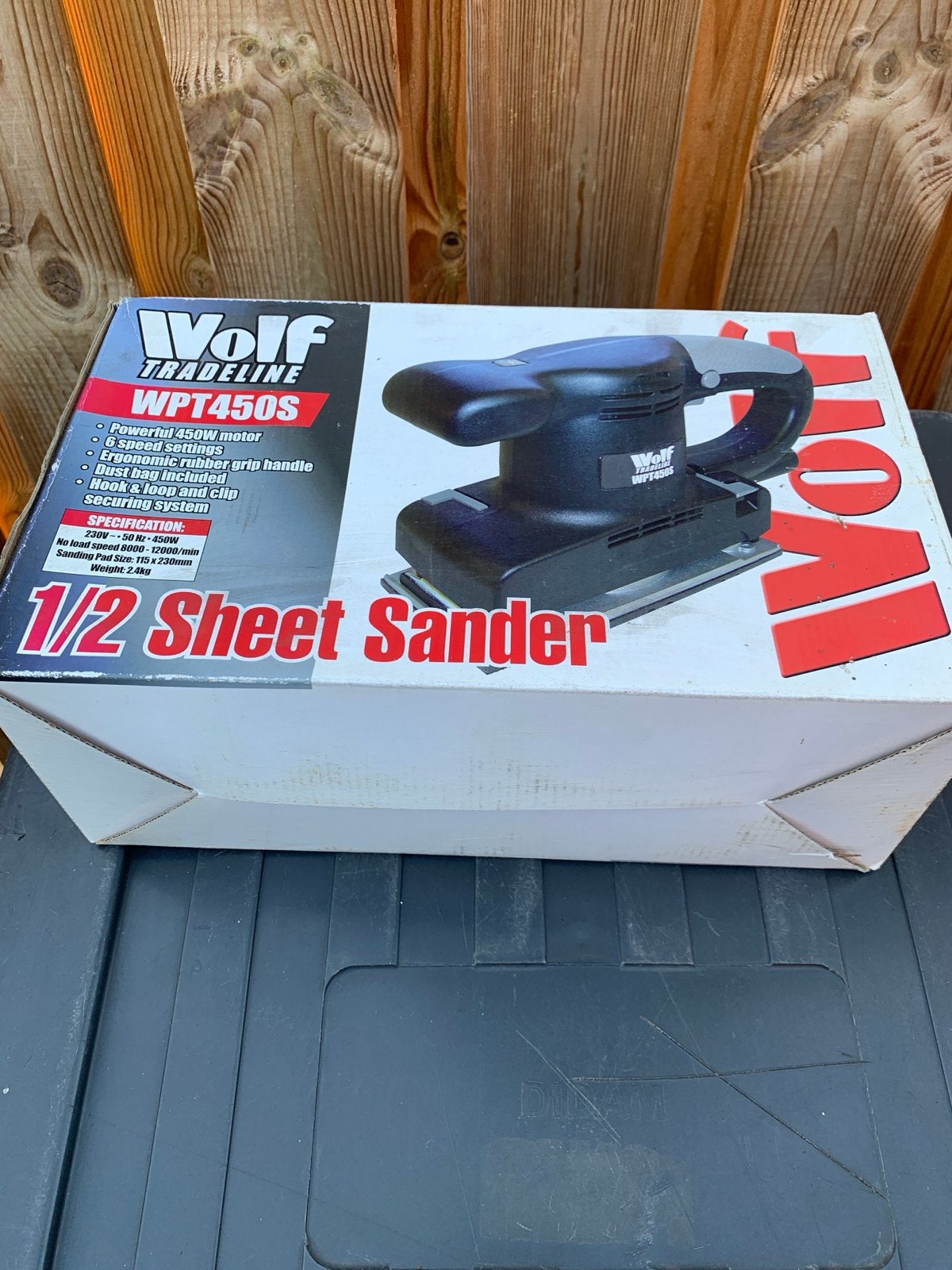 Wolf Tradeline WPT450S Vlakschuurmachine - Zo goed als nieuw, Ophalen, Zo goed als nieuw, Minder dan 600 watt, Vlakschuurmachine