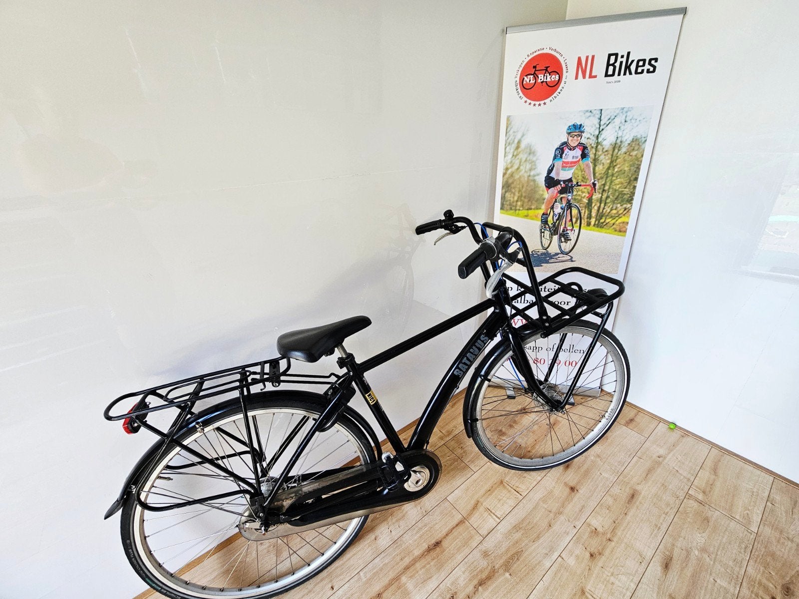 Batavus jongensfiets 49cm 28"7v incl bon middelbare school, Batavus, Aluminium, Ophalen of Verzenden, Zo goed als nieuw