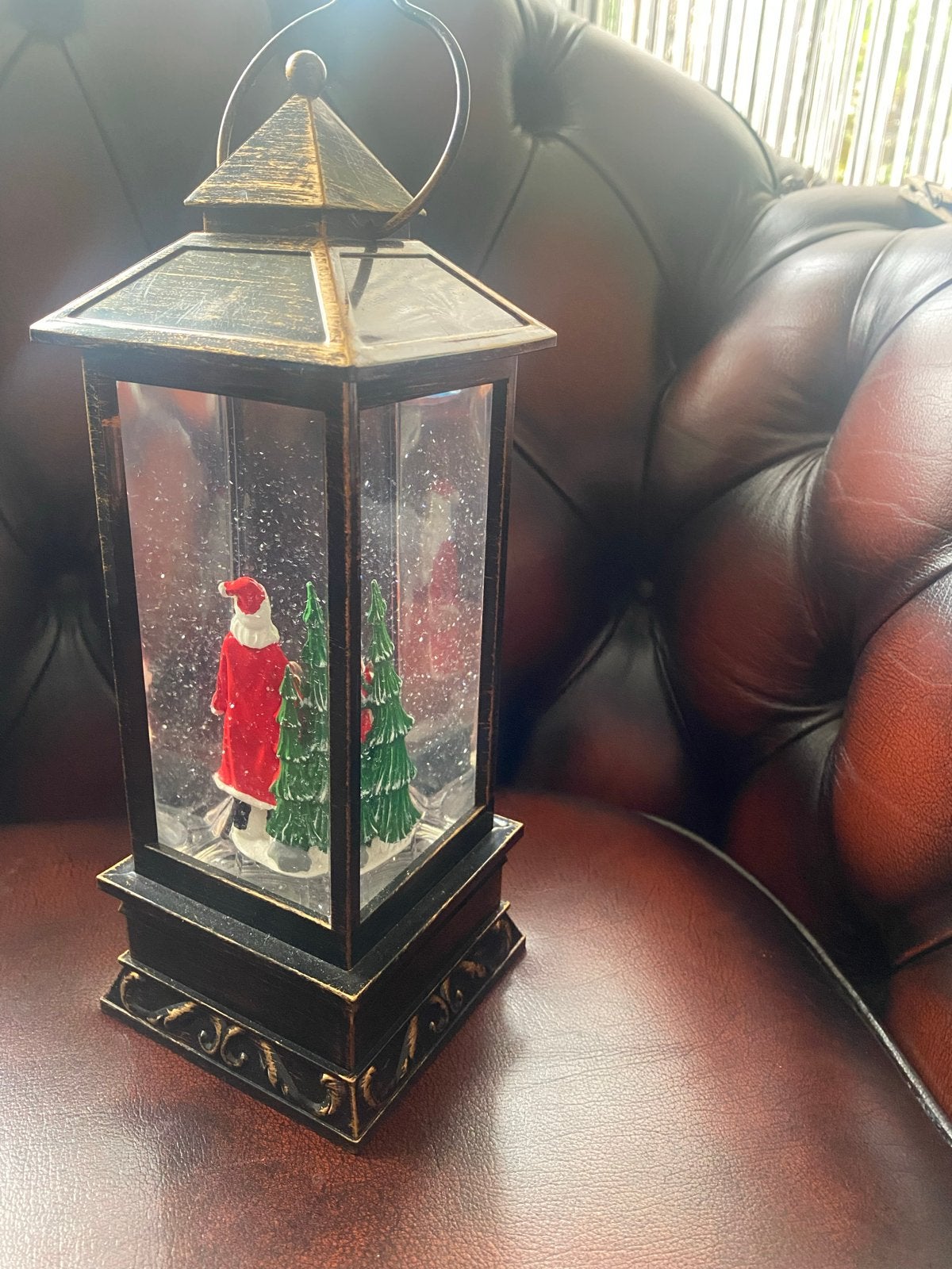 Kerstdecoratie stormlamp met Kerstman, Diversen, Ophalen