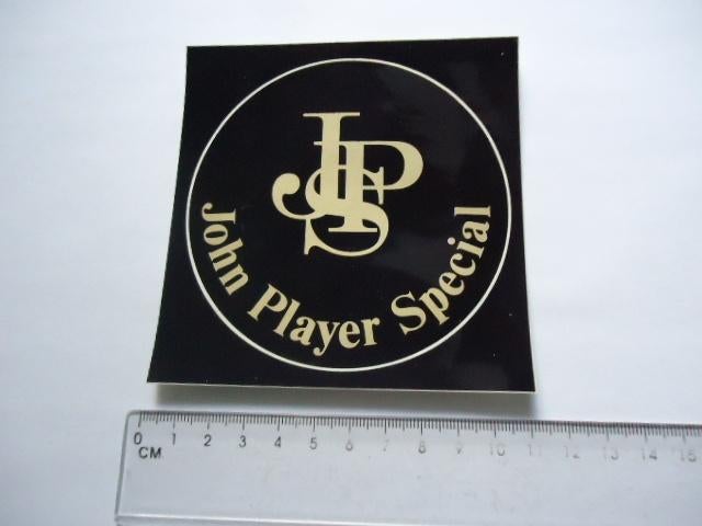 sticker oud JPS John Player F1 ZWART Andretti formule 1 f-1, Verzenden, Zo goed als nieuw, Bedrijf of Vereniging