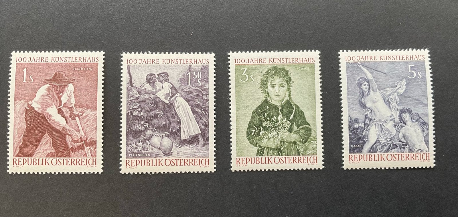 Nr.1 Postfris. Oostenrijkse postzegels 100 Jaar Künstlerhaus, Verzenden, Postfris