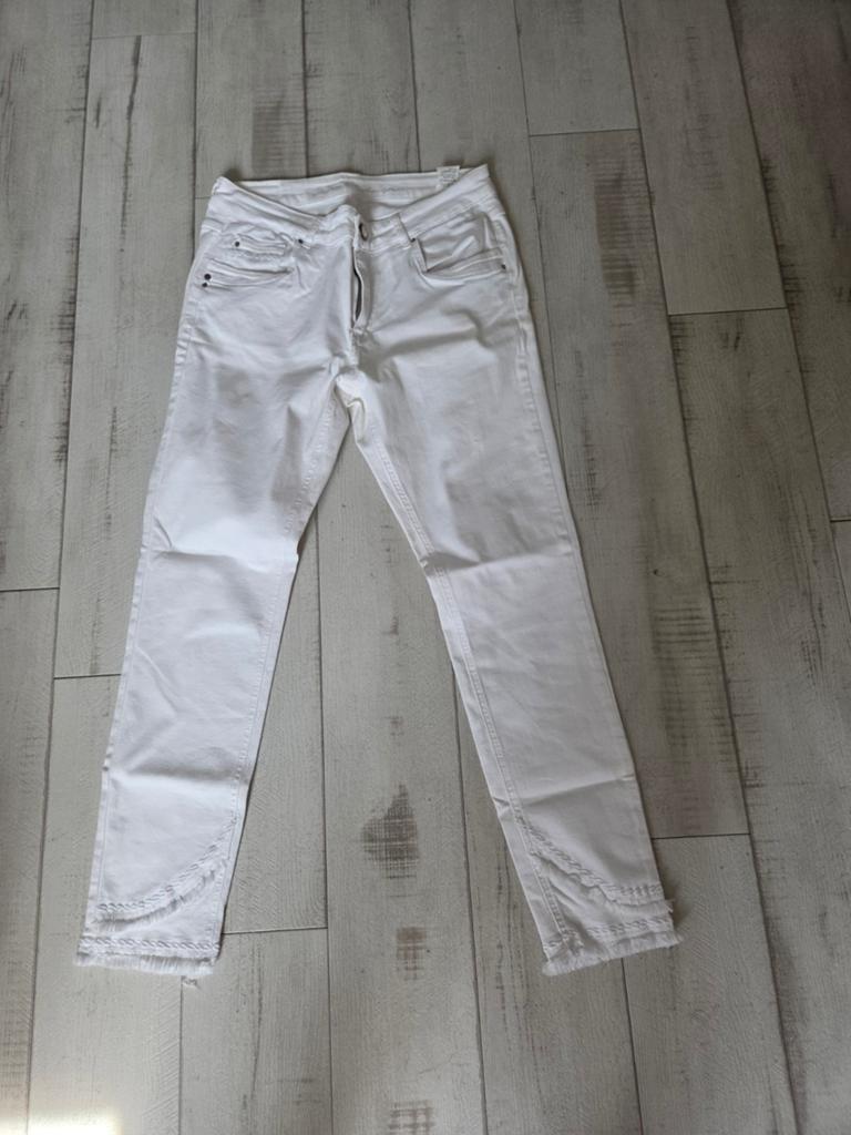 Skinny high waist  para mi wit, Ophalen of Verzenden, Zo goed als nieuw, Lang